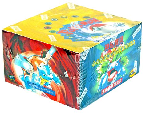 Pokemon Base Set 1 Chinese Booster Box 1st Edition Da Card World