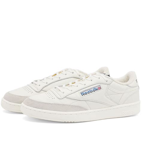 Reebok Club C 85 Vintage Chalk, Black & Blue | END. (US)