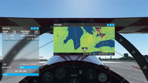 Microsoft Flight Simulator Map