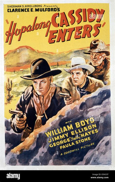 Hopalong Cassidy Eingibt Aka Hop A Long Cassidy Von Links William Boyd James Ellison