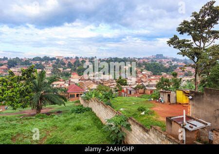 Roadside View Of Third World Shanty Town Community Buildings On The