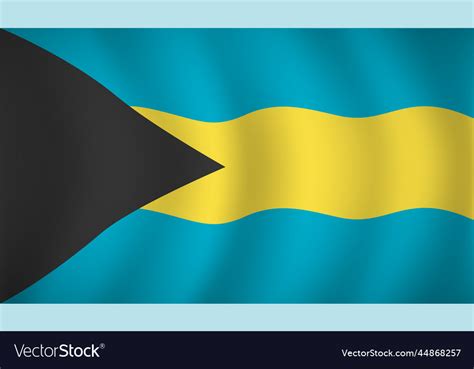 Bahamas flag background Royalty Free Vector Image