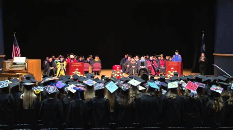 Radford University Winter Commencement Ceremony Afternoon 2015 Youtube