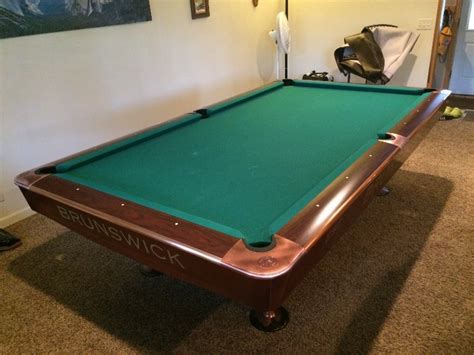 Brunswick Gold Crown Iv Tournament Pool Table Top Quality