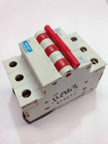 NHP TERASAKI IEC 60947-3 Low Voltage Isolator Switch 666771 3 Pole 240 ...