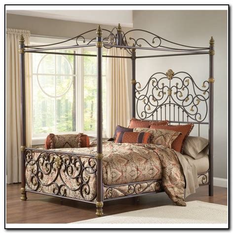 Black Metal Canopy Bed Frame - Beds : Home Design Ideas #zWnBrdYnVy10721