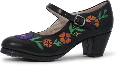 Amazon.com | Colonial 226 Women's Folklorico Flamenco Dance Shoes with ...