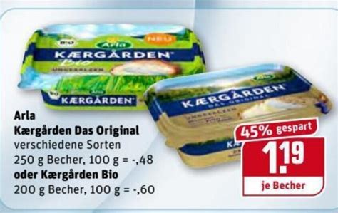 Arla Kaergarden Das Original Oder Kaergarden Bio 250 200g Becher