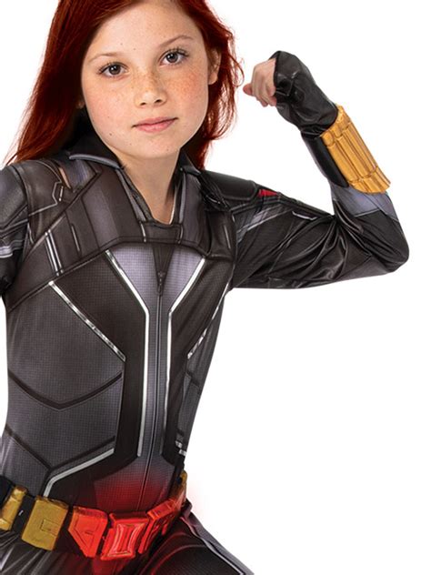 black widow kids costume