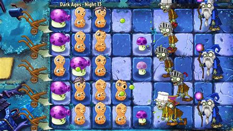 Plants Vs Zombies Dark Ages Night Youtube