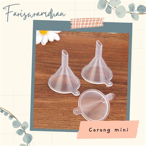 Jual A151 Corong Mini Kecil Plastic E Liquid Essential Oil Air Minyak