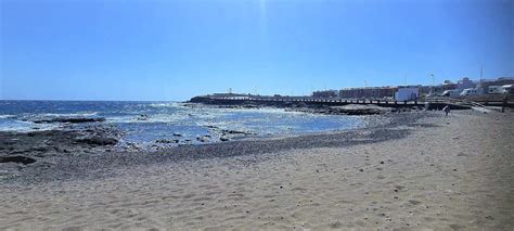 Playa Muelle Viejo Arinaga Gran Canaria Reisen Gran Canaria