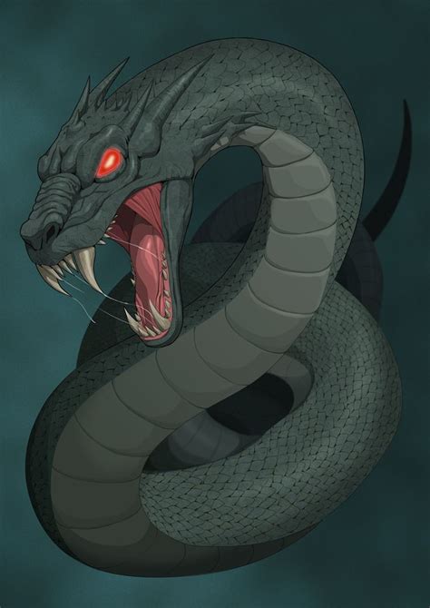 Revenge Of The Pantheons Basilisk Mythical Creatures Art Basilisk