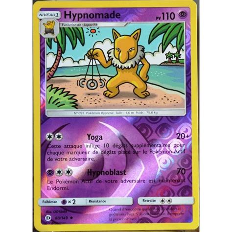 Carte Pok Mon Hypnomade Pv Reverse Sm Soleil Et Lune