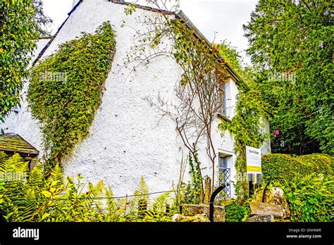 Grasmere Cumbria Dove Cottage Home Of William Wordsworth Stock