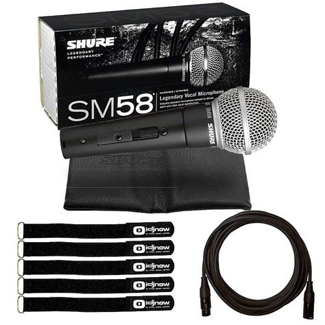 Shure Sm58 Onoff Switch Dynamic Cardioid Vocal Microphone W Reverb