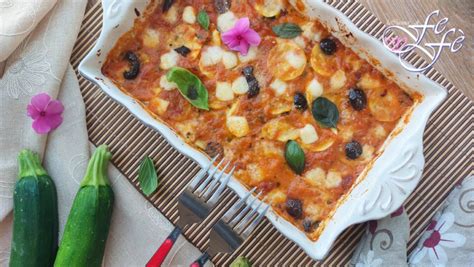 Parmigiana Di Zucchine In Crema Di Peperoni La Cucina Di Fefè