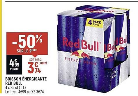 Promo Boisson énergisante Red Bull chez Spar iCatalogue fr