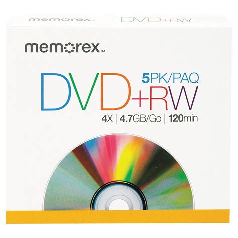 DVD+RW Disc, 4.70 GB Capacity, 4x Speed - Grainger