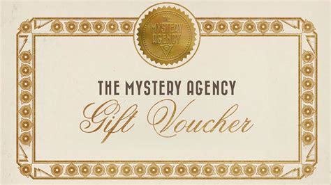 Gift Card - The Mystery Agency