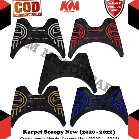 Jual Karpet Scoopy New Keset Pijakan Kaki Honda Bordes