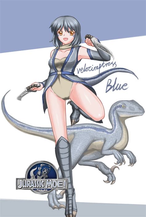 Jurassic Moevelociraptressblue By Crazy Shark On Deviantart