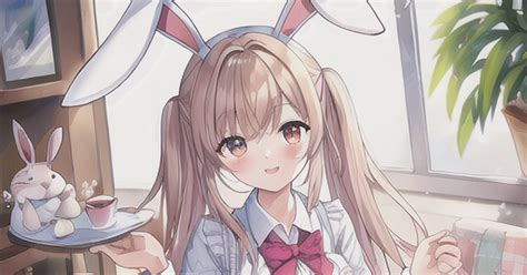 #AIイラスト 擬人化した兎 - 小林ミメトのイラスト - pixiv