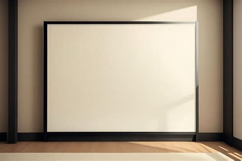 Premium Photo | A large screen that is on a wall