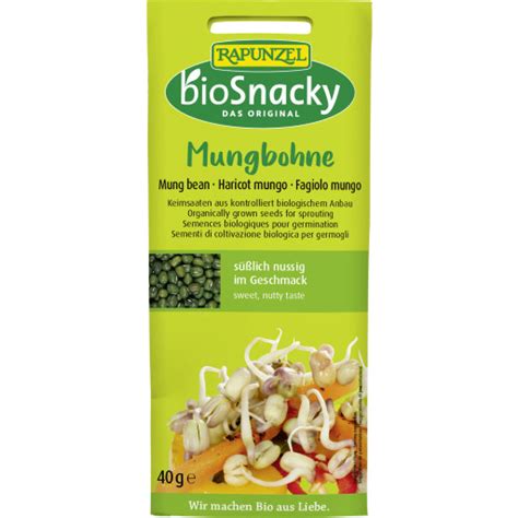 Rapunzel Biosnacky Sprout Seeds Mung Beans G Piccantino Online