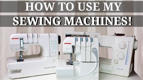 HOW TO USE A JANOME SEWING MACHINE Basic Guide MagdelineG YouTube