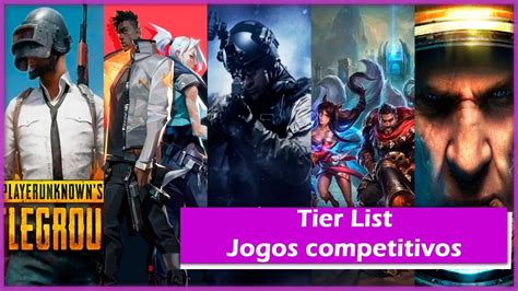 O RANKING de JOGOS COMPETITIVOS dos últimos tempos YouTube