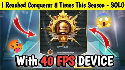 🇮🇳 Day 35 Finally Reached Conqueror Again In Solo Bgmi Solo Rank