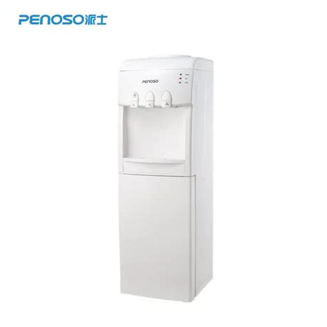 Floor Type Hot And Cold Water Dispenser Compressor Cooling With Storage Cabinet Fridge Cabinet