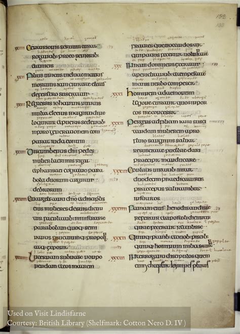 The Lindisfarne Gospels – Visit Lindisfarne