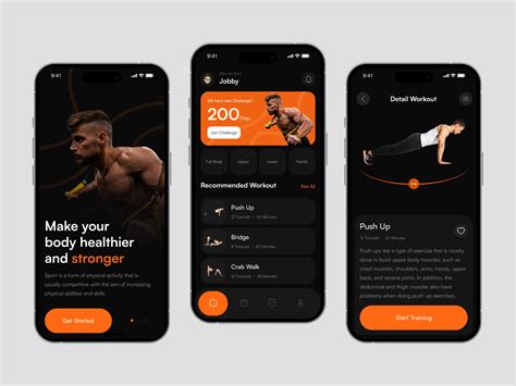 Fitness Workout App Ui Kit Figma Sketch Xd Ui Kit Artofit