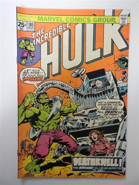 The Incredible Hulk 185 1975 VG FN Condition Comic Books Bronze