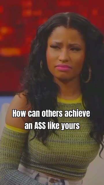 Nicki Minaj Gets CONFRONTED About Her ASS Nickiminaj Tonightshow Podcast Podcastclips Fyp