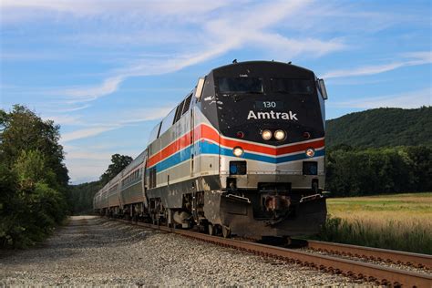 Making Up Time Amtrak Vermonter 55 Screams South Down The Flickr