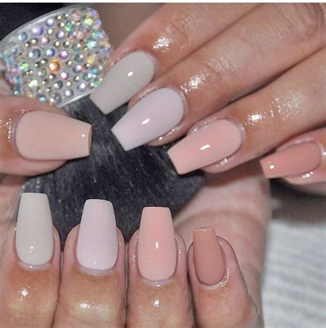 Pin By Joelle Marie On Nails Nude Nail Designs Nude Nails Acrylic