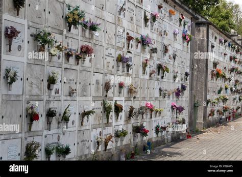 The cemetery Cemitério de Agramonte in Porto Portugal Stock Photo