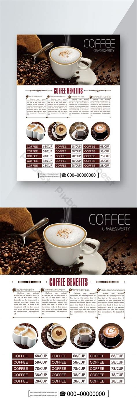 Coffee Order Menu Coffee Simple Coffee Shop Price List Menu Recipe ...