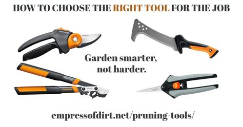 How to Choose the Right Pruning Tool for Your Garden Jobs | Empress of Dirt