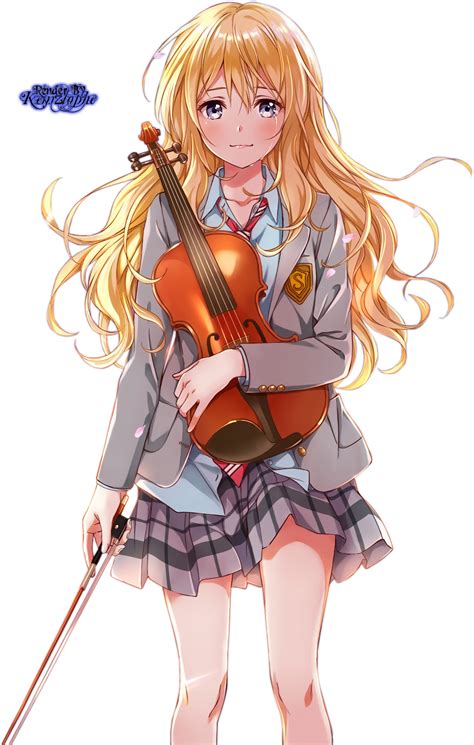 Shigatsu Wa Kimi No Uso Miyazono Kaori Render By Kemzlophe On Deviantart