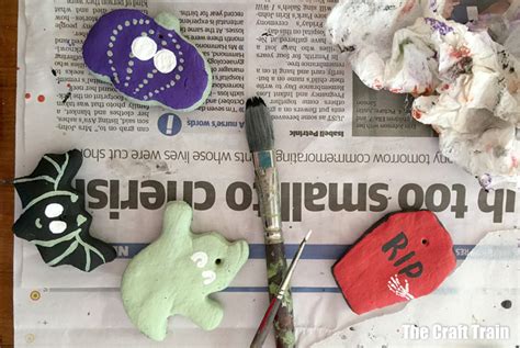 Halloween Salt Dough Ornaments - The Craft Train