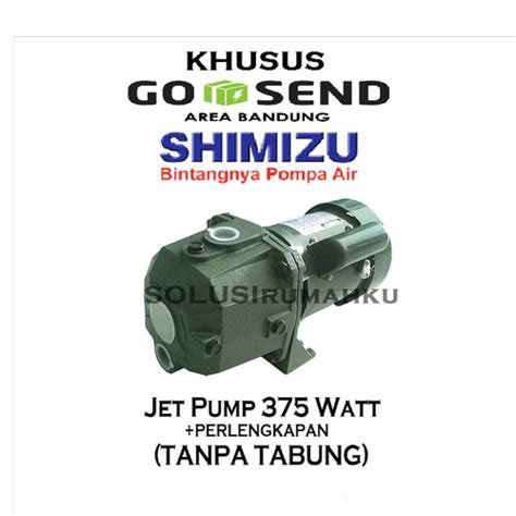 Jual TANPA TABUNG Pompa Shimizu PC 375 Bit Jet Pump 375 Watt Pompa