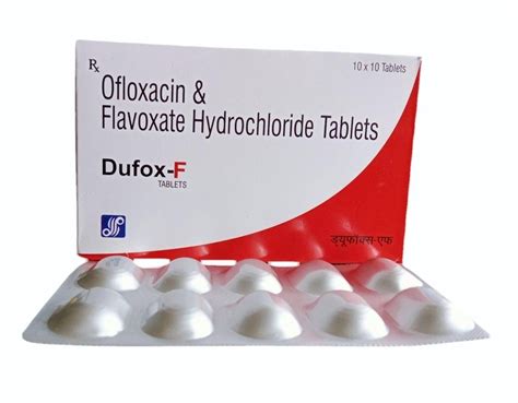 Ofloxacin And Flavoxate Hydrochloride Tablets 100 Mg At 1780 Box In