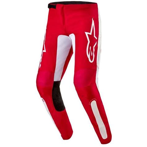 Pantalon Cross FLUID LURV PANTS ALPINESTARS Rouge Blanc MAXXESS FR