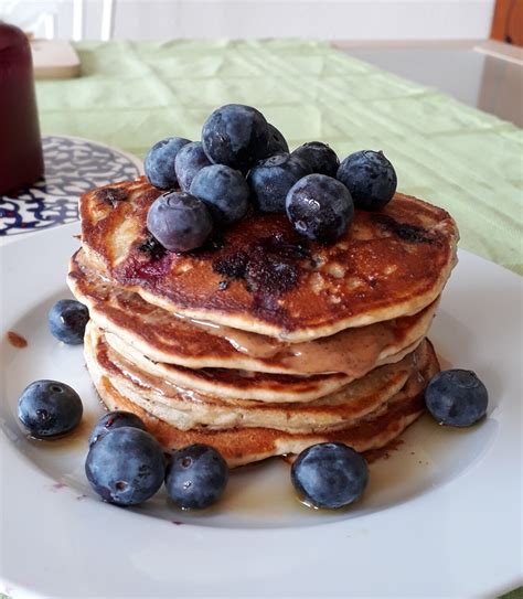 Vegane Blaubeer Pancakes Ohne Zucker Babyled Weaning Rezepte