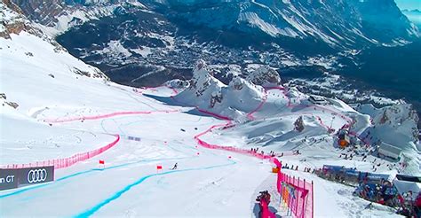 Live Ski Wm Abfahrtstraining Der Herren In Cortina Dampezzo