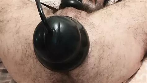 Horny Stretching My Butt With Inflatable Dildo Make Me Horny Gay